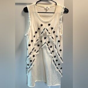 NWOT! HAYDEN LA Knit Cream Tank Dress. Size S
